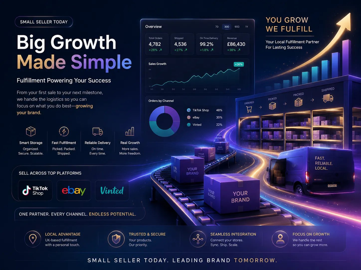 Transparent, growth-friendly fulfilment pricing